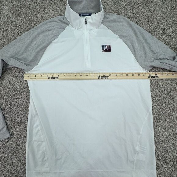 NEW YORK GIANTS NFL FOOTBALL Cutter & Buck‎ 1/4 ZIP JACKET MEDIUM USA - Picture 7 of 9